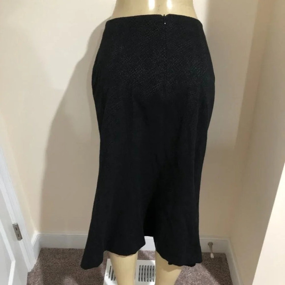 d'aquela Black snake print skirt Size 14 Made in Spain - Picture 2 of 9